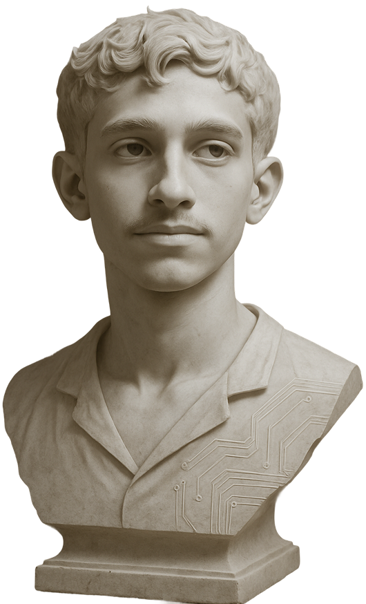 marble sculpture of binzek